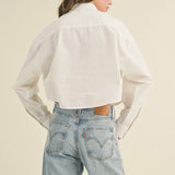 Cropped Button Down Shirt